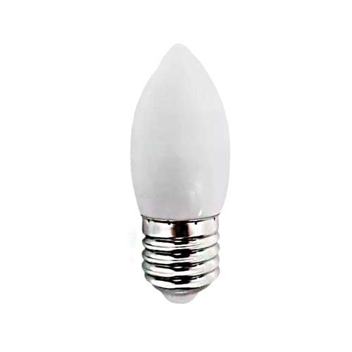 Lâmpada Vela LED Leitosa e27