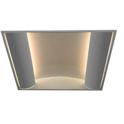 Luminária de Embutir Quadrada Melow Light com Rebatedor Lateral – Para TuboLED T8 2x9W