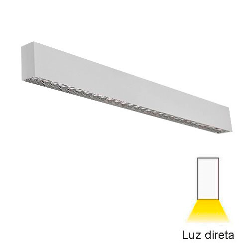 Luminaria Continua LED 18W 620mm