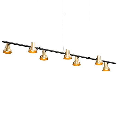 Lustre Pendente Moderno Ascribu com 7 Cúpulas