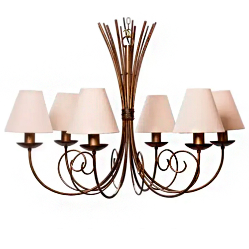 Lustre Clássico Neo 6-Braços