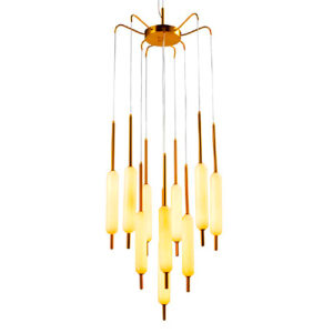 Pendente Moderno Sis com 10 Peças – LED Integrado