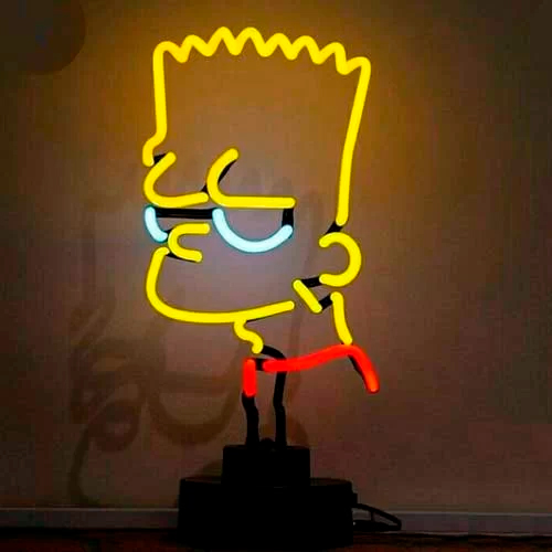 Abajur NEON Simpsons