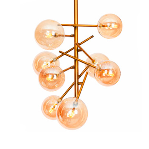 Lustre Pendente Moderno Nordico com 8 Globos