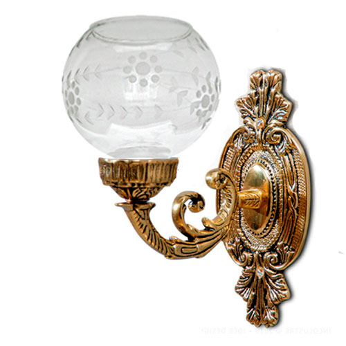 Arandela Bronze Barroco 1Vidro