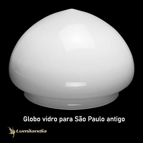 Globo de Vidro Bacia São Paulo Antigo Leitoso