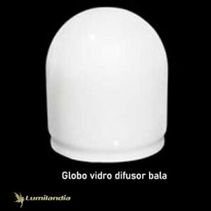 Globo para Luminária lustres Projeto em vidro 3 acabamentos