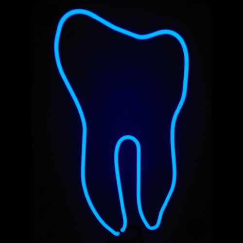 Abajur NEON dente