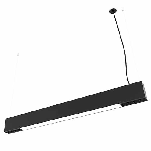 Luminária de Sobrepor Pendente Misto com 4 Focos – LED Integrado