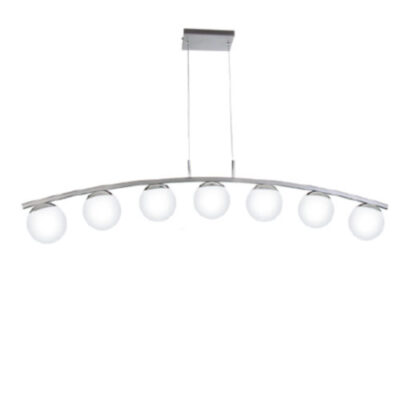 Lustre Arco Round com Globos de Vidro