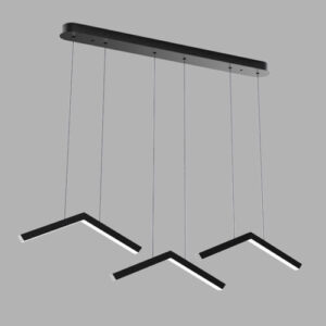 Lustre Moderno Trio Hale - LED INTEGRADO