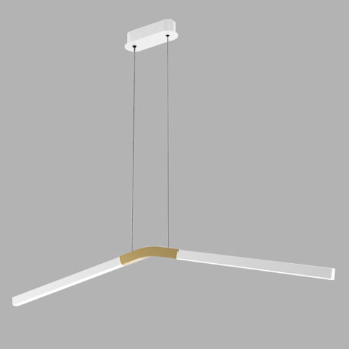 Lustre Moderno “V” Slim – LED INTEGRADO