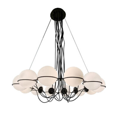 Lustre Pendente Moderno Sfere com Globos de Vidro