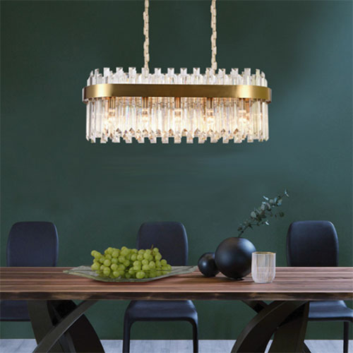 Lustre Moderno de Cristal Totem