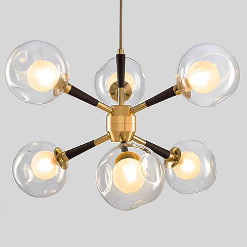 Lustre Pendente Moderno Coll com 6 Globos