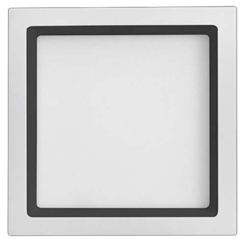 Painel LED de Embutir Fundo Recuado Branco/Preto Quadrado – Produto Nacional