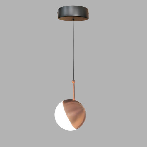 Pendente Moderno Fine com Globos de Vidro – LED INTEGRADO