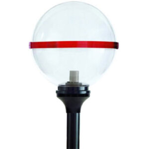poste-com-globo-esfera-transparente-aro-vermelho