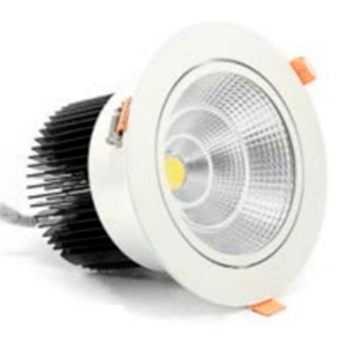 Spot de Embutir LED de Alta Potência Redondo – 5W / 10W / 20W / 30W / 40W / 50W