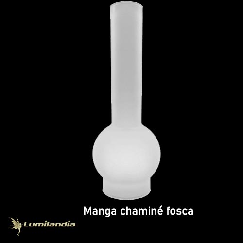 Tulipa Manga Chaminé de Vidro Fosca