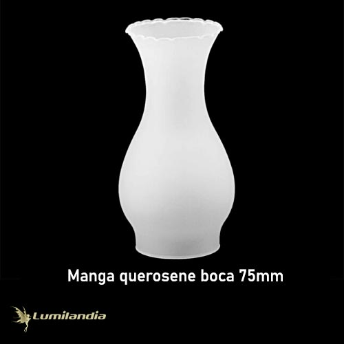 Tulipa Manga Querosene de Vidro – Boca 7,5cm