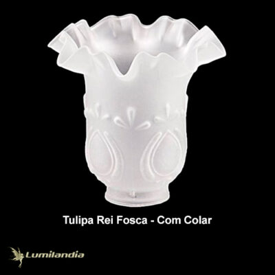 Tulipa Rei de Vidro com Colar