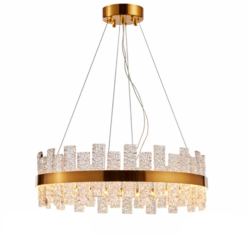 Luminária de Teto Lustre Cristal King 80cm