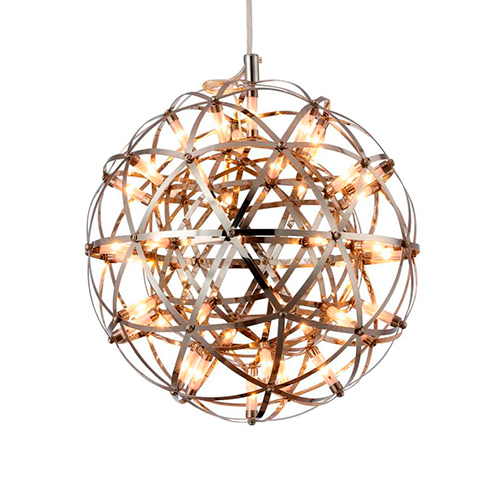 Lustre Pendente Moderno Eletron Globo com LED Integrado