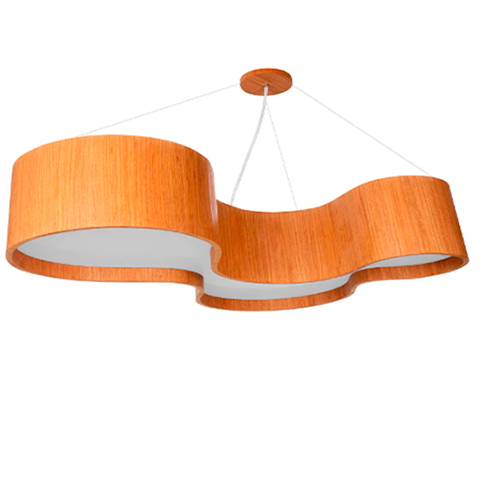 Lustre Semi Cilindro3 Pontas