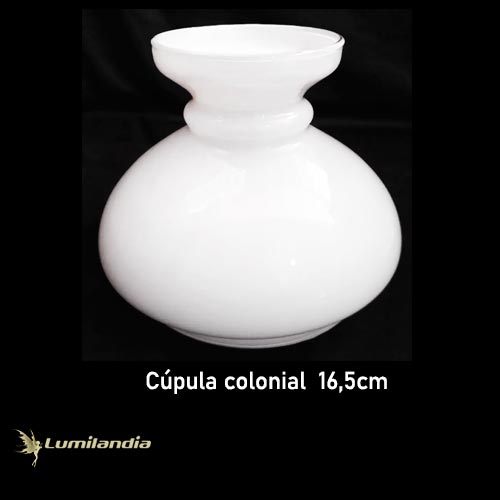 Cúpula Colonial de Vidro Ø16,5cm