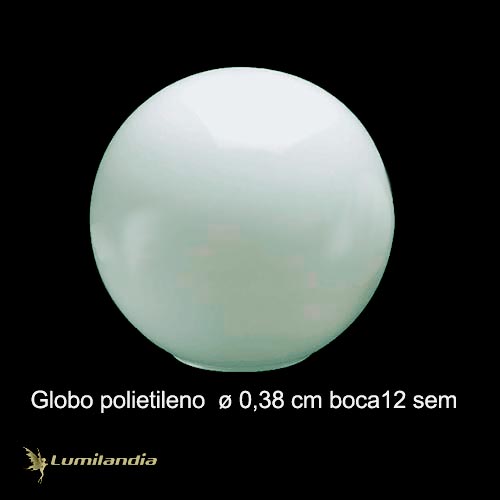 Globo Plástico para Postes de Jardim 12x38cm – Sem Colar