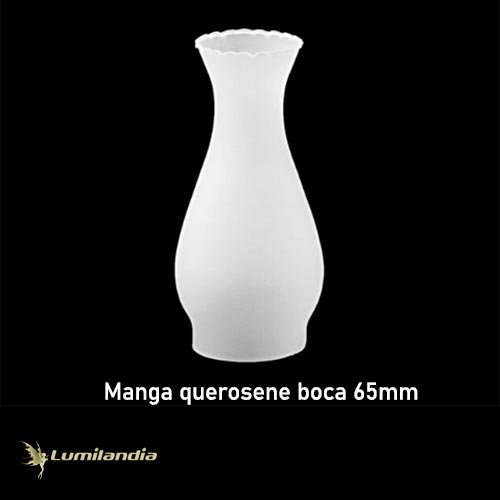 Tulipa Manga Querosene de Vidro – Boca 6,5cm