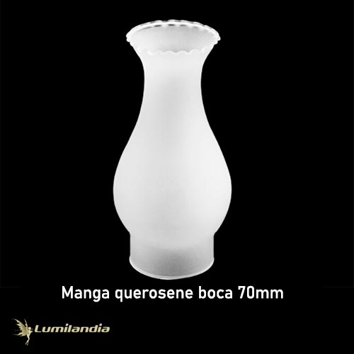 Tulipa Manga Querosene de Vidro – Boca 7cm