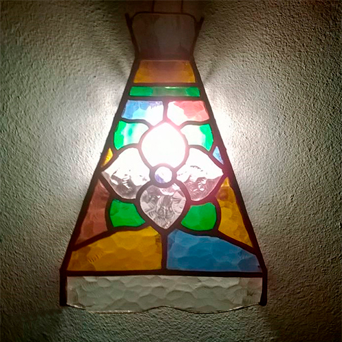 Arandela Vitral Estilo Tiffany Vintage Clássica