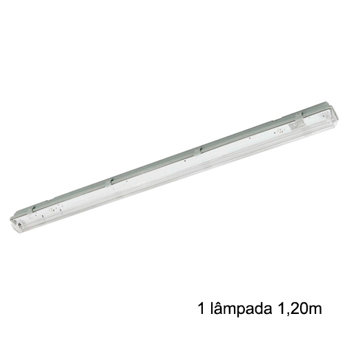 Luminária Hermética 1-TuboLED 18W