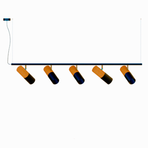 Lustre Pendente Linear 5 Spots PAR20