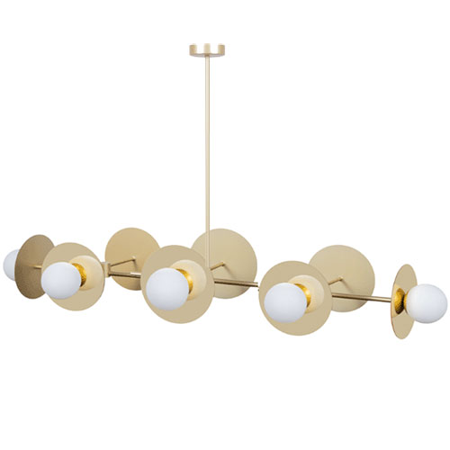 Lustre Pendente 8 Globos com Rebatedor