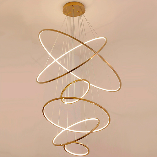 Lustre Pendente 6 Aros