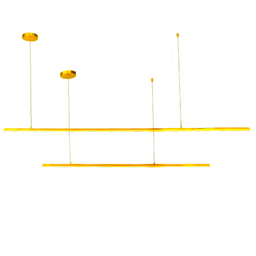 Pendente Linear Horizontal com LED Integrado