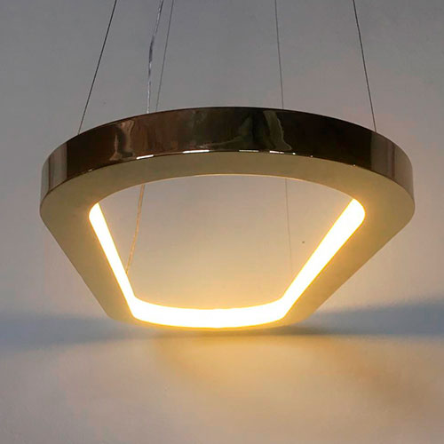 Luminária de Teto Pendente Naos Oval LED Integrado