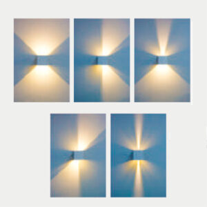 Luminária de Parede Arandela LED Quadro Facho Ajustável