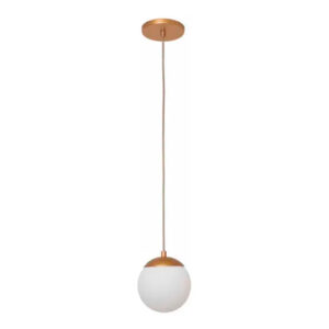 Luminária de Teto Pendente Esfera Globo de Vidro