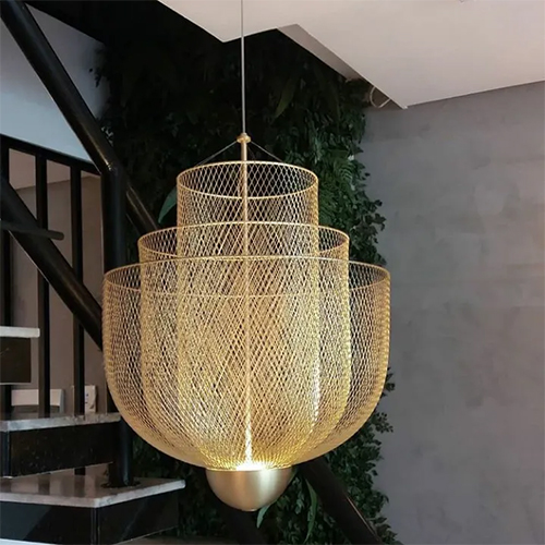 Luminária de Teto Lustre Pendente Led Telado