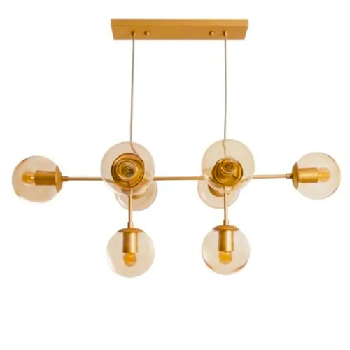 Luminária de Teto Lustre Pendente Torra 8 Lâmpadas