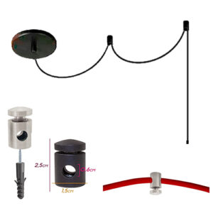 Luminária de Teto Pendente Carretel Dicroica3