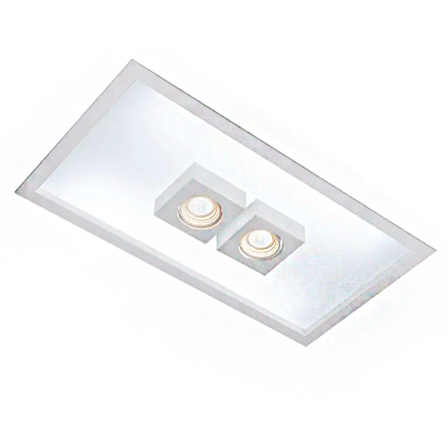 Luminária Box Com Aba Retangular