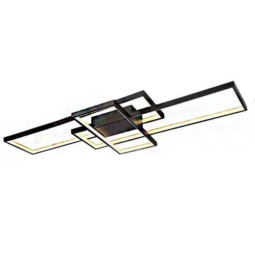 Plafon de  LED integrado PUZZLE preto