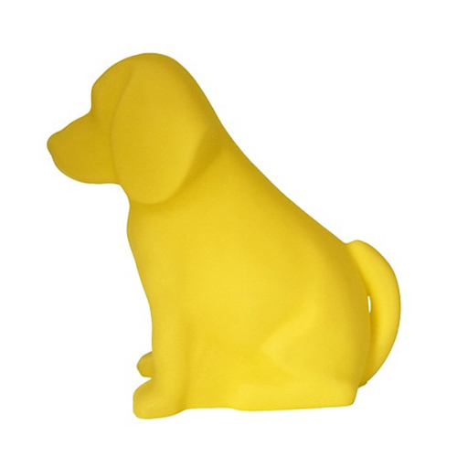 ABAJUR LUMINÁRIA CACHORRO TOBY AMARELO