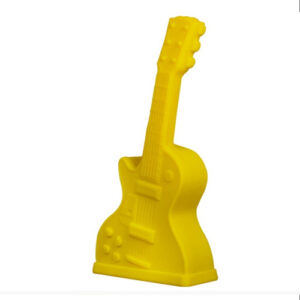 abajur_infantil_Polietilen_GUITARRA_amarela-lado