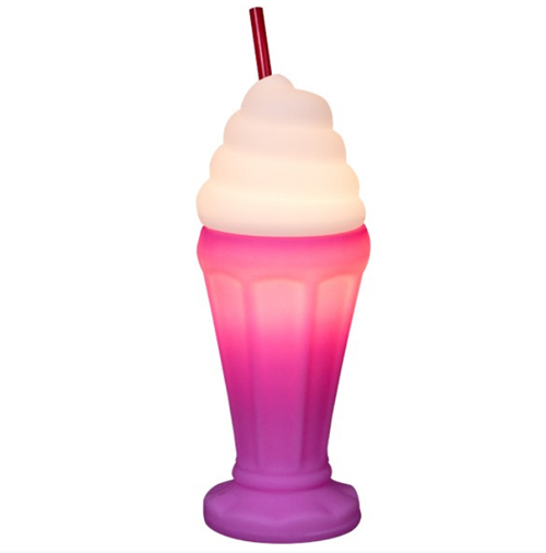 ABAJUR LUMINÁRIA MILKSHAKE ROSA